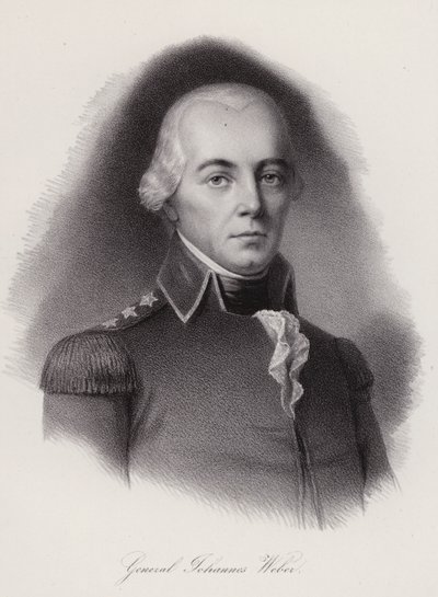 Johann Weber, Schweizer General, der in der Schlacht von Frauenfeld getötet wurde von Swiss School