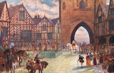 Besuch von König James I. in Chester, 1617 n. Chr. von Sydney Herbert