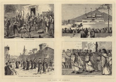 Die Feste in Pompeji von Sydney Prior Hall