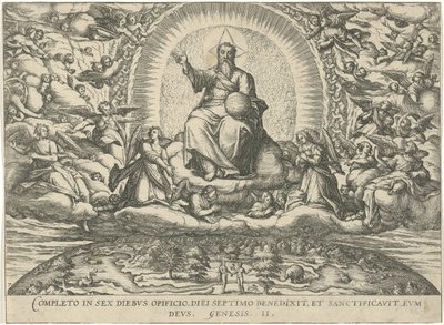Gott ruht am siebten Tag von Symon Novelanus (attributed to)