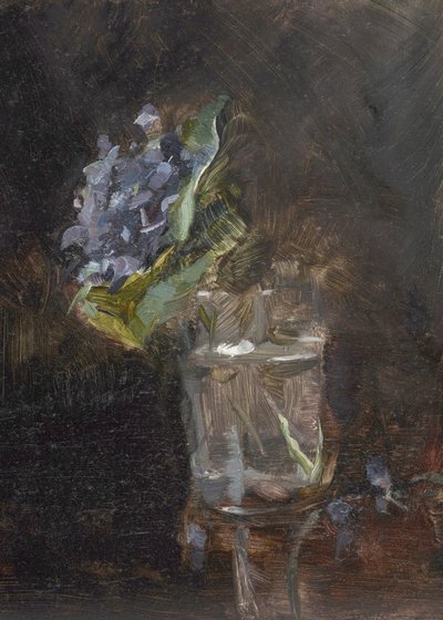Veilchenstrauß in einer Vase (1882) von TOULOUSE LAUTREC