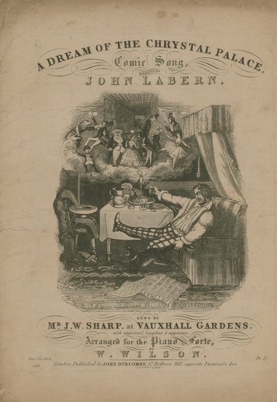 Ein Traum vom Kristallpalast, ein komisches Lied von John La Bern von T. Hampson Jones