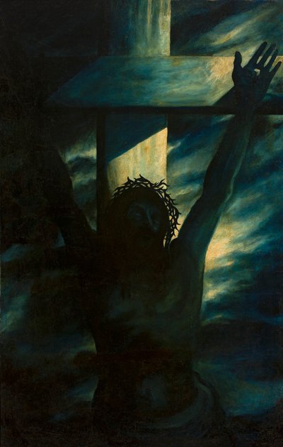 Christus am Kreuz von Tadeusz Makowski