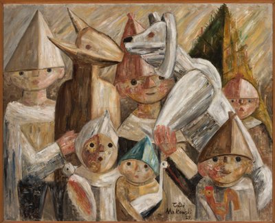 Kinder mit Turoń von Tadeusz Makowski