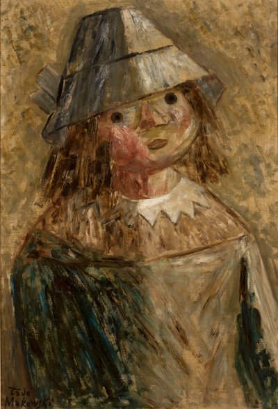 Mädchen mit Hut (Fillette) von Tadeusz Makowski