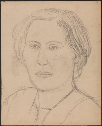 Frauenkopf von Tadeusz Makowski