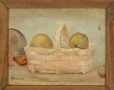 Äpfel im Korb von Tadeusz Makowski