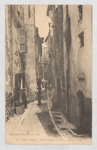 Postkarte an Maria Mickiewiczówna von Tadeusz Makowski