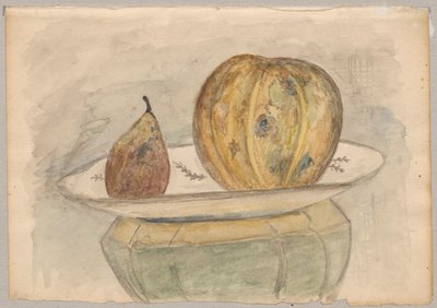 Stillleben mit Melone von Tadeusz Makowski