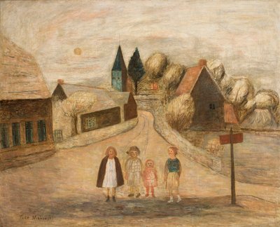 Normannische Landschaft (Breuilpont) von Tadeusz Makowski