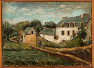 Landschaft von Le Pouldu von Tadeusz Makowski