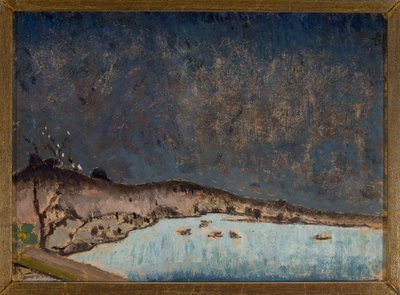 Landschaft mit Wolken von Tadeusz Makowski