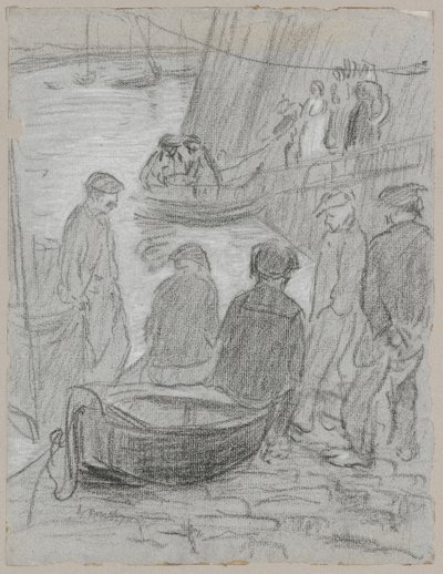 Im Fischerhafen von Tadeusz Makowski