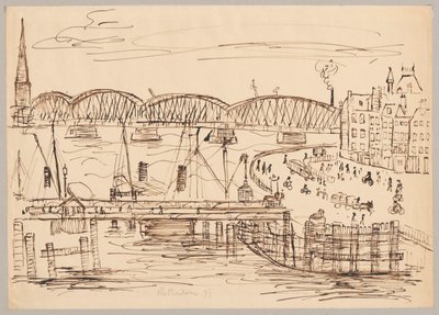 Ansicht von Rotterdam von Tadeusz Makowski