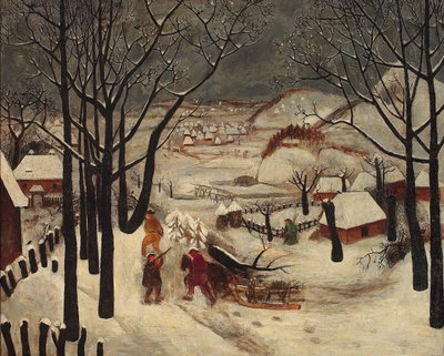 Zima von Tadeusz Makowski