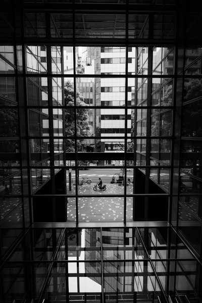 Geometrisches Stadtleben von Takumi Hiura