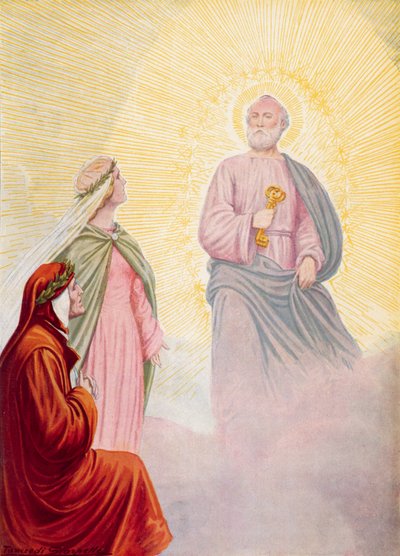 Illustration für Dantes Göttliche Komödie von Tancredi Scarpelli