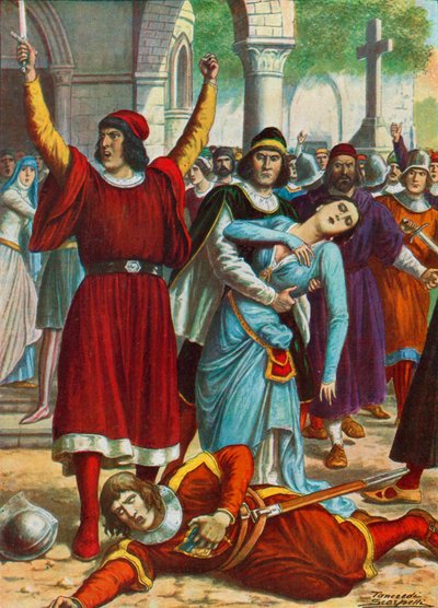 Die sizilianische Vesper, 30. März 1282 von Tancredi Scarpelli