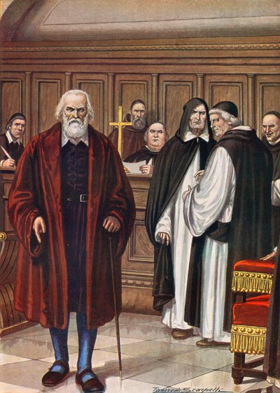 Der Prozess von Galileo, 1633 von Tancredi Scarpelli