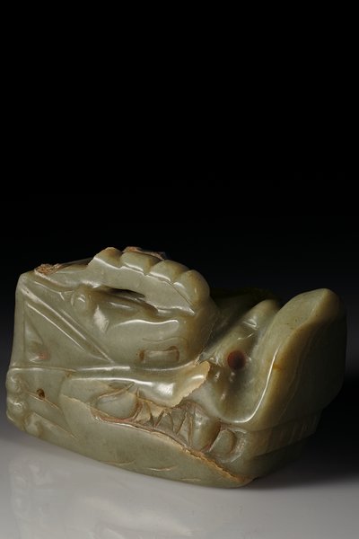Der Junkunc-Jadedrachenkopf von Tang Dynasty Chinese School