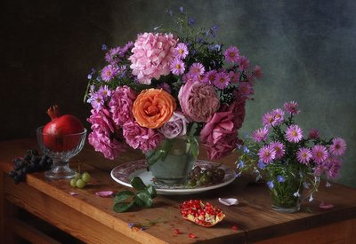 Herbstblumen und Früchte von Tatyana Skorokhod