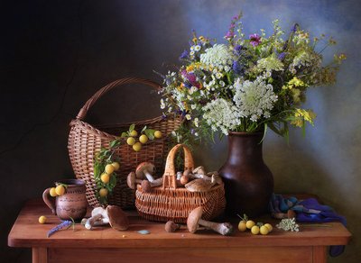 Herbst Ernte Stillleben von Tatyana Skorokhod