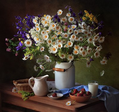 Ländliches Sommer-Stillleben von Tatyana Skorokhod