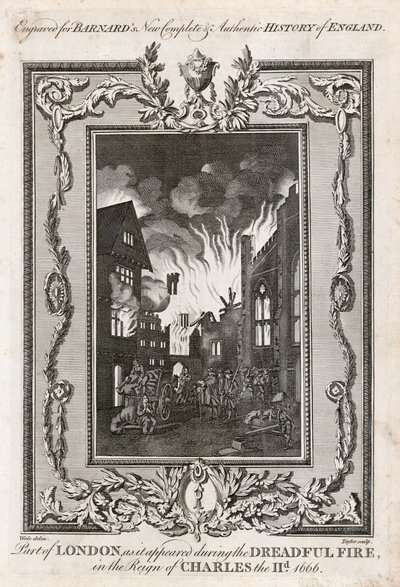 Großer Brand von London, 1666 von Taylor