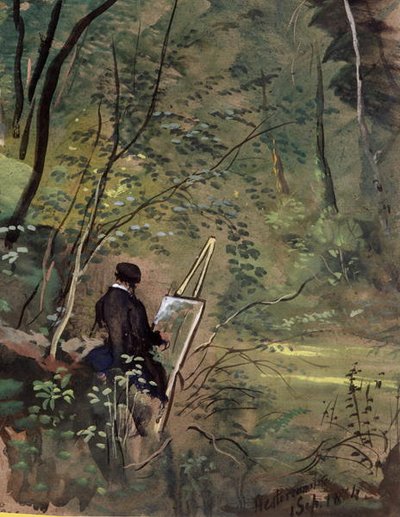 Hestercombe Woods, Somerset 1834 von The Rev. John Eagles