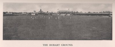 Der Hobart Cricket Ground, Tasmanien, Australien, 1912 von The Sydney Daily Telegraph