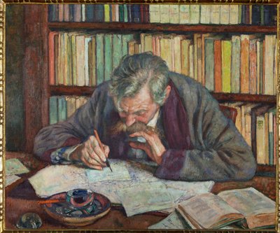 Belgischer Schriftsteller Emile Verhaeren von Theo van Rysselberghe