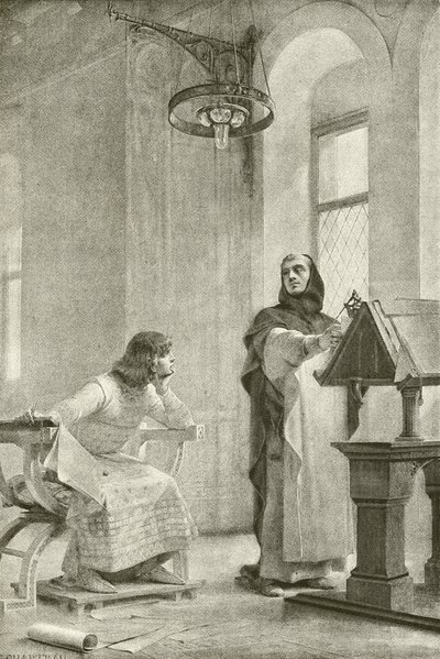 Die Erziehung von Ludwig IX. von Theobald Chartran
