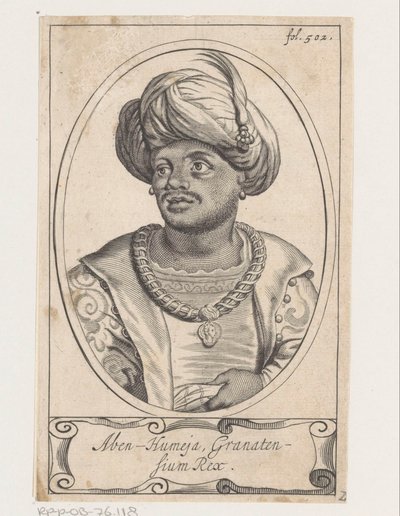 Porträt von Aben Humeya, König von Granada von Theodor Matham