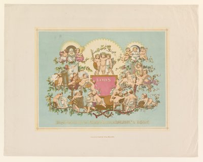 Lotterielos der Künstlervereinigung Malkasten von Theodor Mintrop