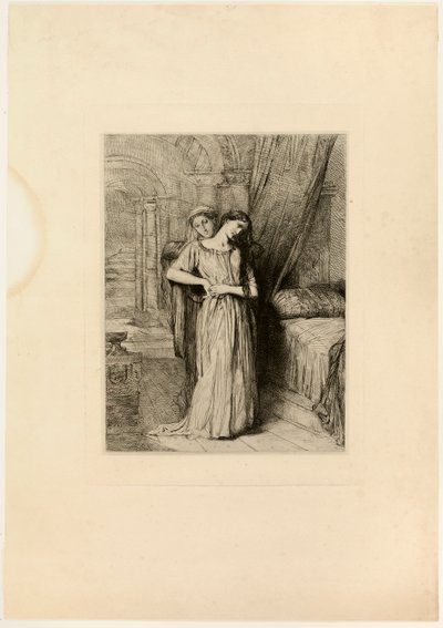 Wenn ich vor dir sterbe, Platte acht aus Othello von Théodore Chassériau