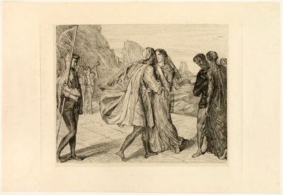 O Mein Schöner Krieger!, Platte fünf aus Othello von Théodore Chassériau