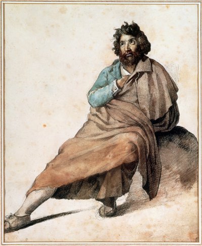 Ein italienischer Bergbewohner von Theodore Gericault