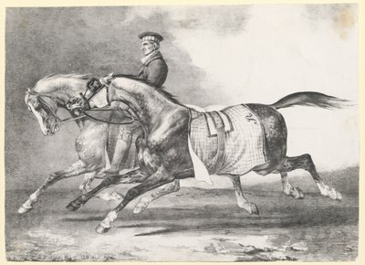 Zwei Schimmel werden ausgeführt von Theodore Gericault