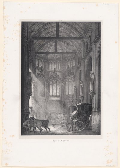 Église de Saint-Nicolas de Rouen von Theodore Gericault