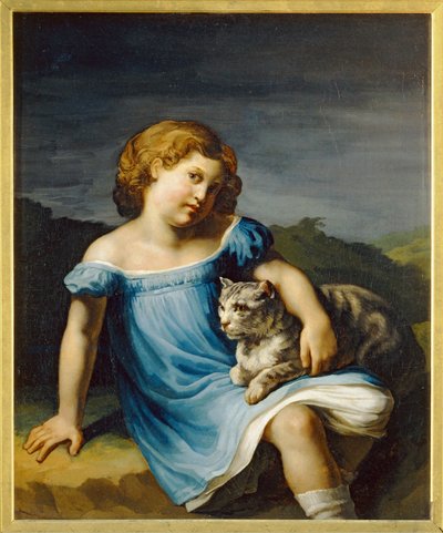 Louise Vernet als Kind von Theodore Gericault