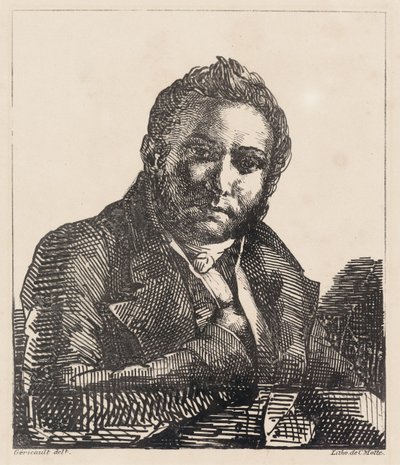 Porträt von Auguste Brunet, dem Freund des Künstlers von Theodore Gericault