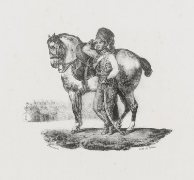 Trompeter der Husaren von Theodore Gericault
