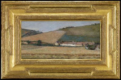 Bauernhof zwischen Hügeln, Giverny von Theodore Robinson