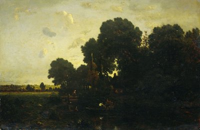 Dämmerung von Theodore Rousseau