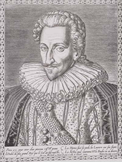 Henri IV (1553-1610) als König von Navarra von Theodore de Bry