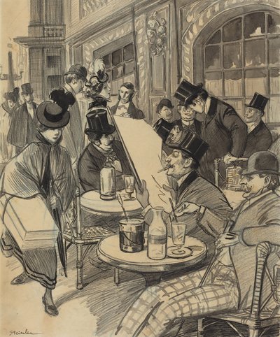Bei Maxime von Théophile Alexandre Steinlen