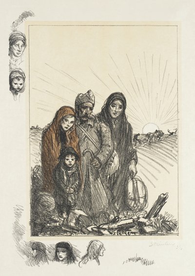 Rückkehr ins Heim von Théophile Alexandre Steinlen