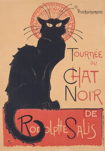 Tournée du Chat Noir von Théophile Alexandre Steinlen