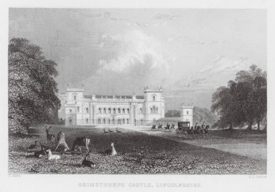 Grimsthorpe Castle, Lincolnshire von Thomas (after) Allom