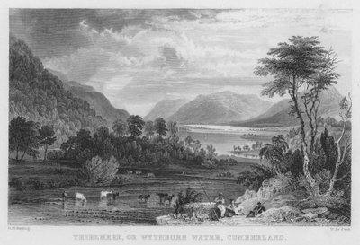 Thirlmere, oder Wythburn Water, Cumberland (Stich) von Thomas (after) Allom
